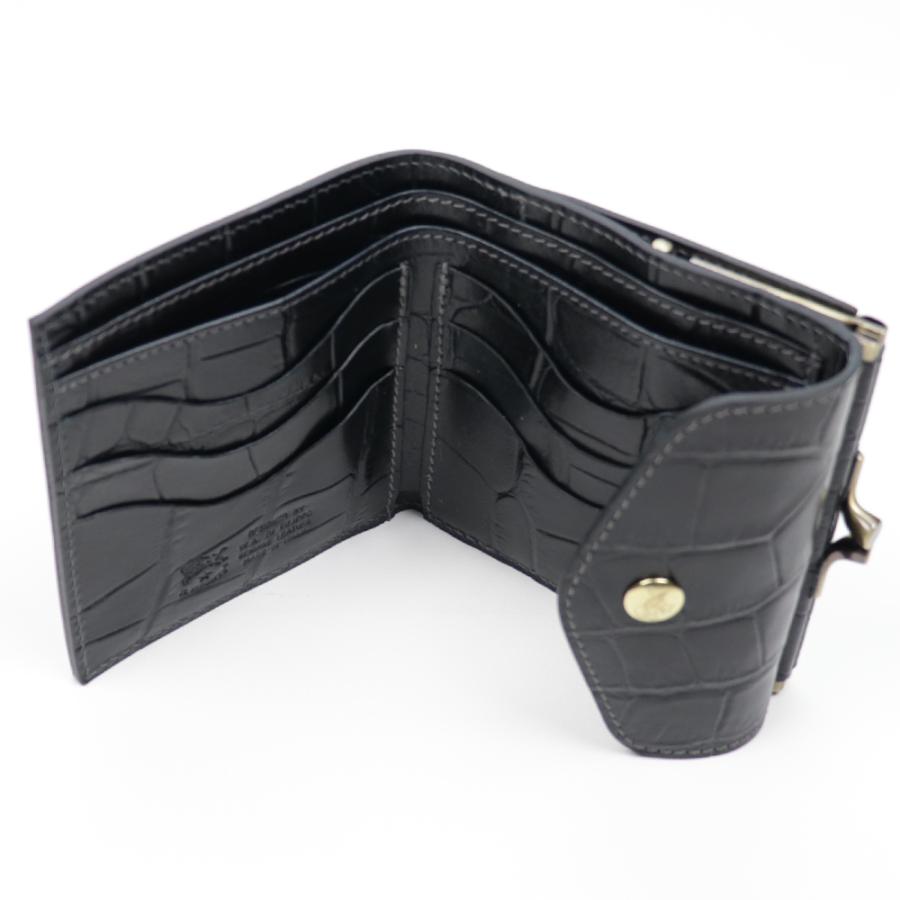 IL BISONTE（イルビゾンテ） 財布 二つ折り がま口 小銭入れ付き