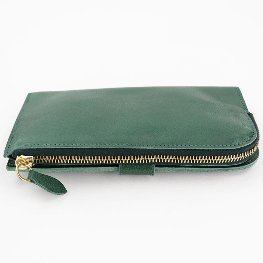 IL BISONTE（イルビゾンテ） 財布 二つ折り 長財布 ボタン L字