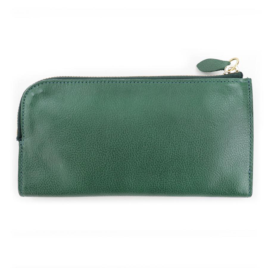 IL BISONTE（イルビゾンテ） 財布 二つ折り 長財布 ボタン L字