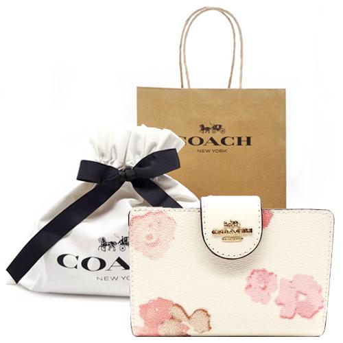 COACH（コーチ） 財布 サイフ 新品 フローラル 花柄 二つ折り財布