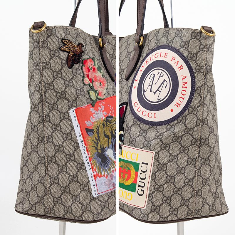 GUCCI（グッチ） GUCCI GGスプリーム クーリエ トートバッグ ソフト