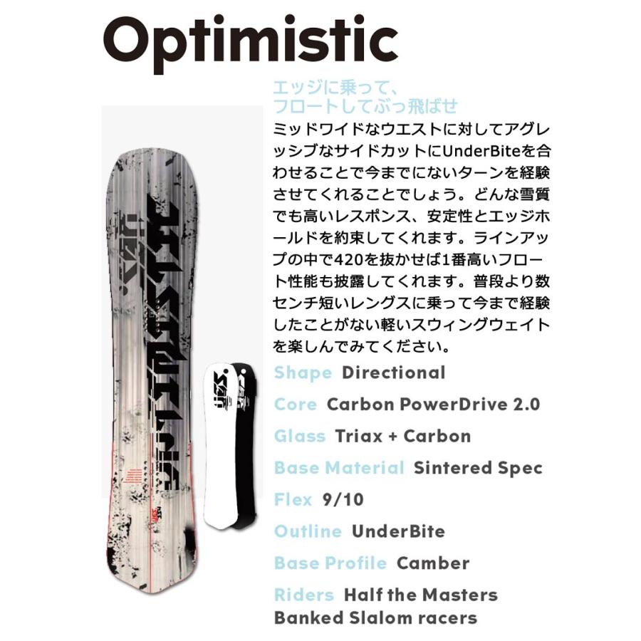 20-21 YES. / イエス OPTIMISTIC メンズ 板 スノーボード 2021