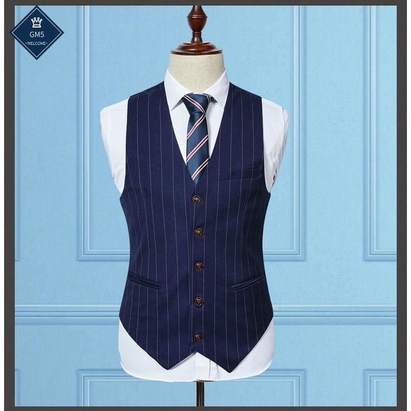 スリーピーススーツ メンズ ストライプ柄 ビジネススーツ 結婚式