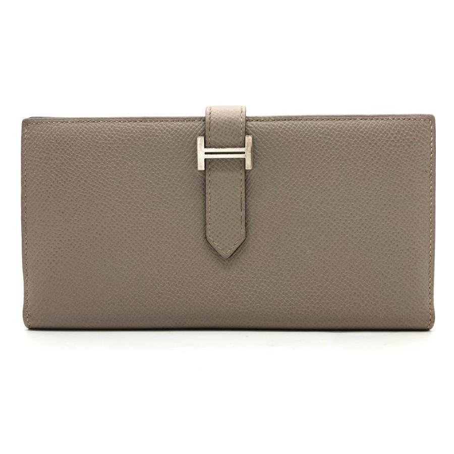 Bearn エルメス HERMES ベアンスフレ ヴェルソ 長財布 ヴォーエプソン