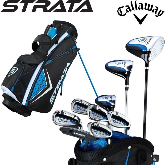 キャロウェイ STRATA ストラータ ゴルフセット クラブ9本 (1W,3W,5H,6