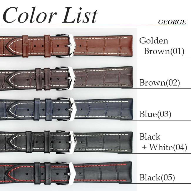 HIRSCH/GEORGE ヒルシュ/ジョージ 腕時計交換ベルト 20mm/22mm/24mm