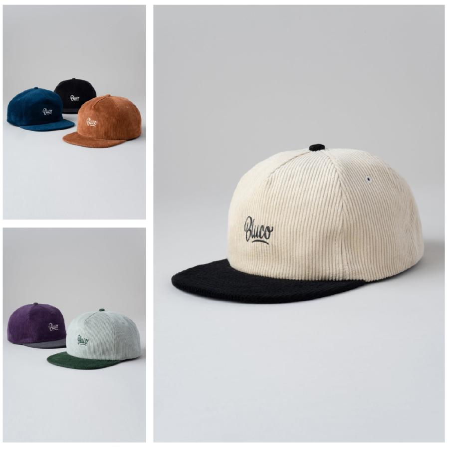 BLUCO（ブルコ） 30％OFF!! 1415 CORDUROY CAP - LOGO - コーデュロイ