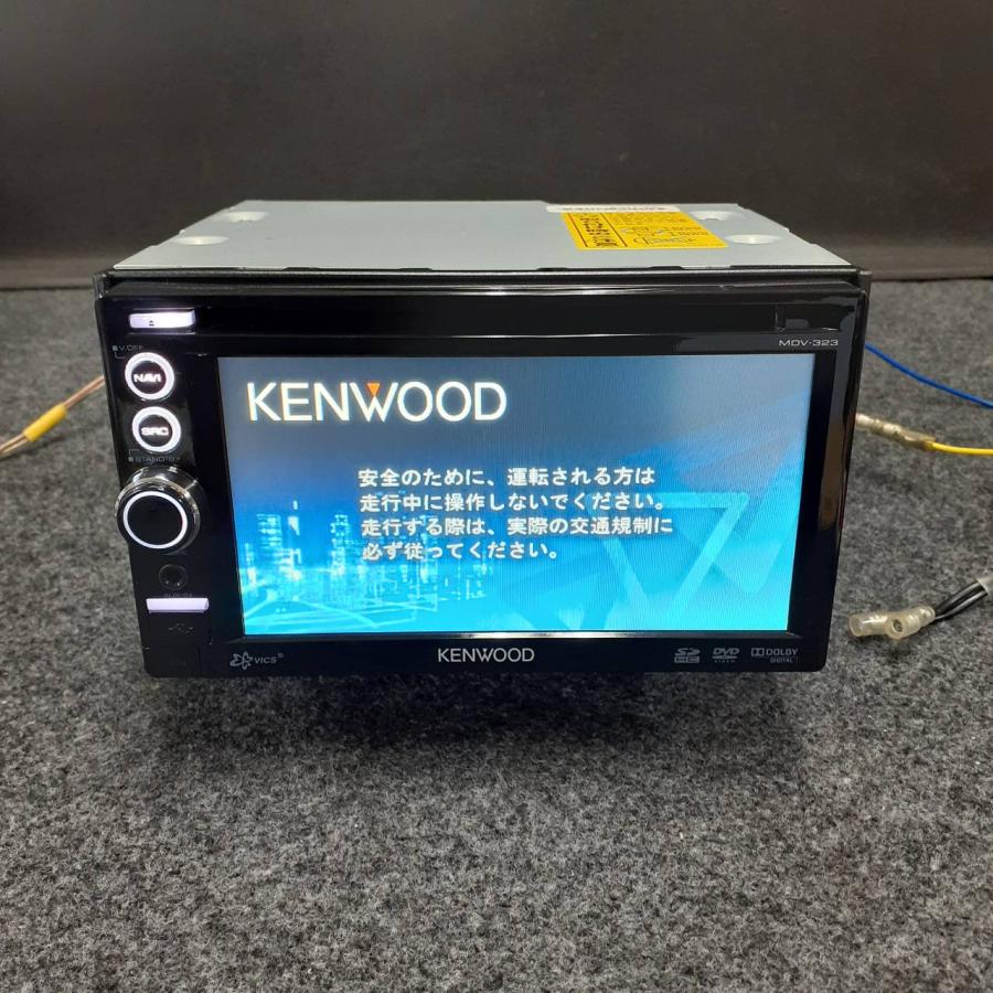 KENWOOD ケンウッド MDV-L323 TV DVD USB AUX 地図データ 2010年