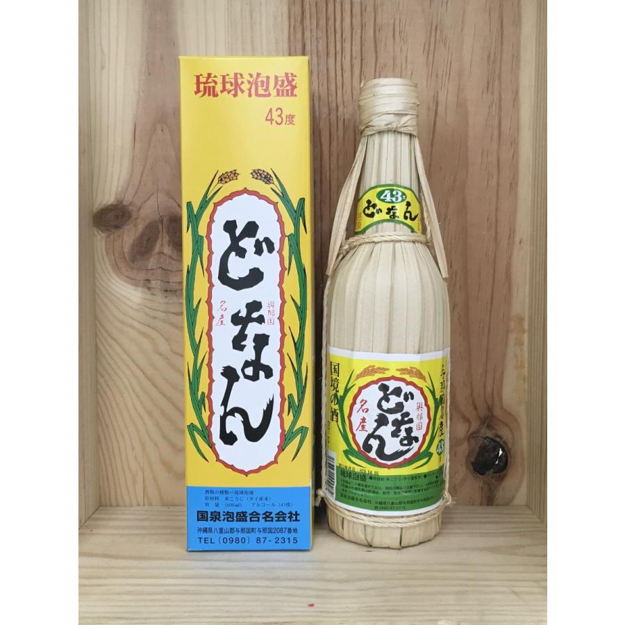 国泉泡盛 どなん クバ巻 43度 泡盛 600ml : リカーランド現金屋 ヤフー