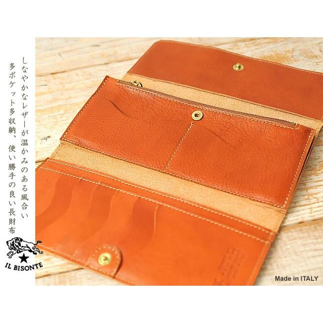 IL BISONTE（イルビゾンテ） 長財布 レザー ウォレット レディース