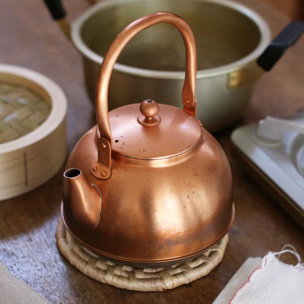 東屋 銅之薬缶 2.18L ヤカン 新潟県燕市 日本製 : がらんどう 手仕事品