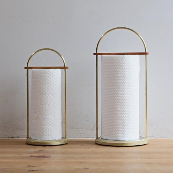 FUTAGAMI 鋳肌キッチンペーパーホルダー 小 真鍮 真鍮鋳肌 キッチン