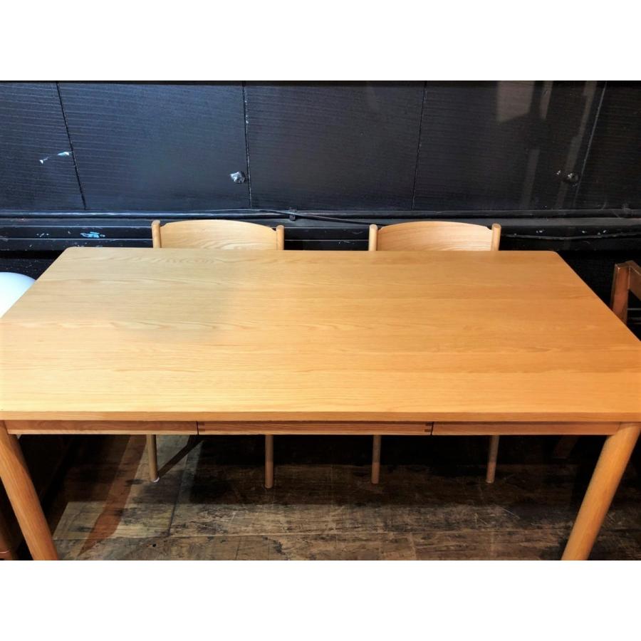 unico ウニコ CRAFF クラフ ダイニングテーブル W1600 オーク 天然木