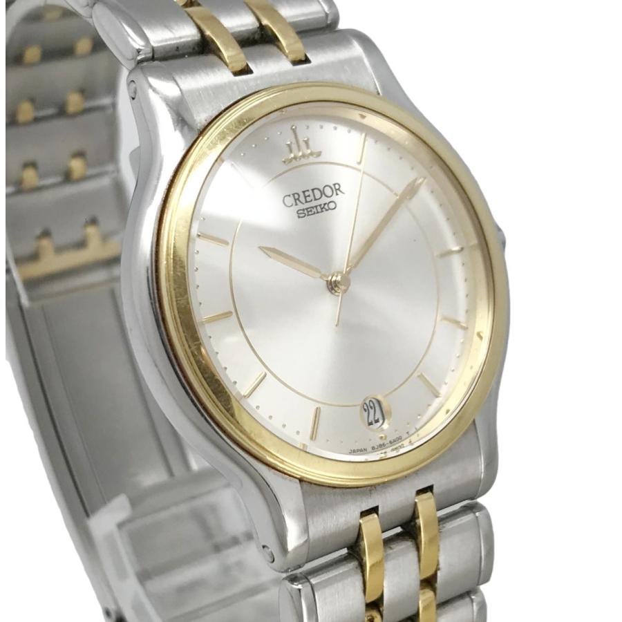 CREDOR クレドール 8J86-6A00 18K SS セイコー SEIKO クオーツ 中古