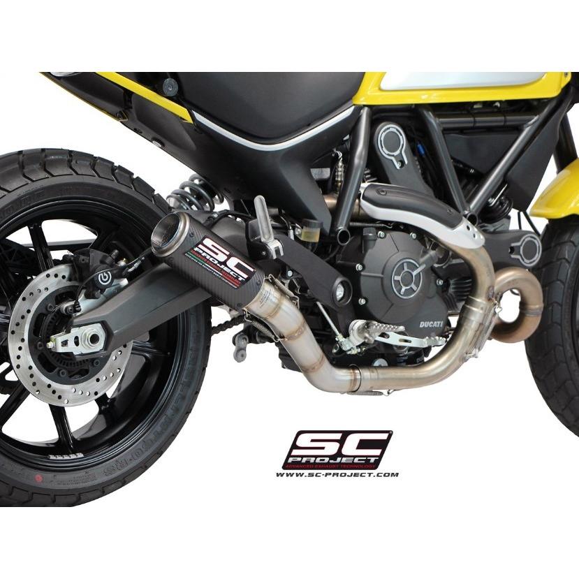 SCプロジェクト Ducati スクランブラー 800 2015-2020 CR-Tマフラー