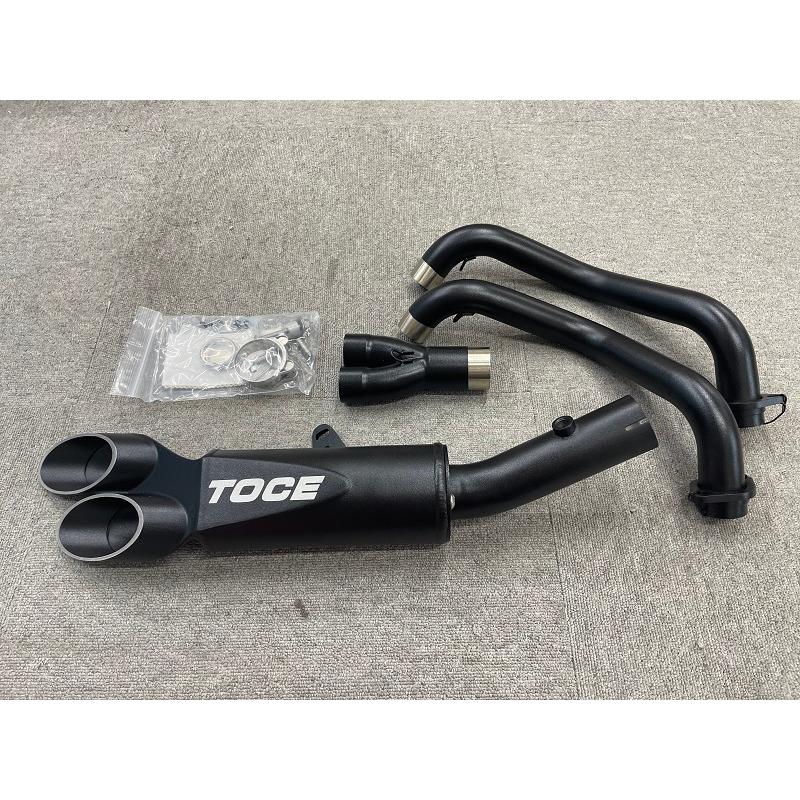 Toce Performance YZF-R7 2021-2025 フルエキ ブラックコートエキパイ