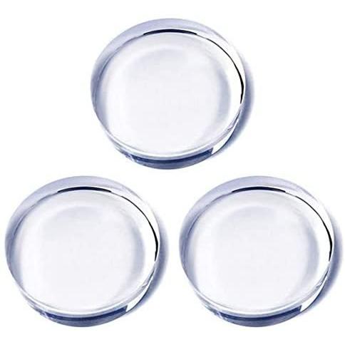 3個セット ペーパーウェイト クリスタルガラス 80φ サークル 丸