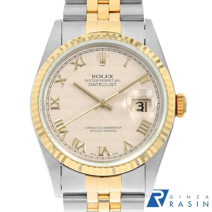 ROLEX（ロレックス） デイトジャスト 16233 アイボリー ピラミッド