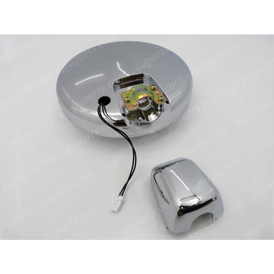 UDトラックス UD ヒーター 付 アンダー ミラー 汎用 クローム メッキ