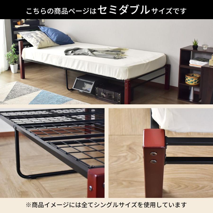 DORIS（ドリス） ベッド パイプベッド メッシュ 天然木 ベット bed