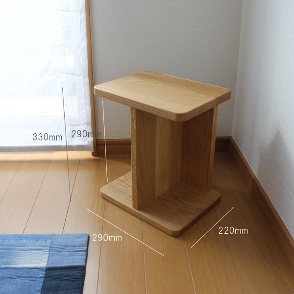 グリーン スタンド B 観葉植物台 無垢材 天然木 ナイトテーブル サイド