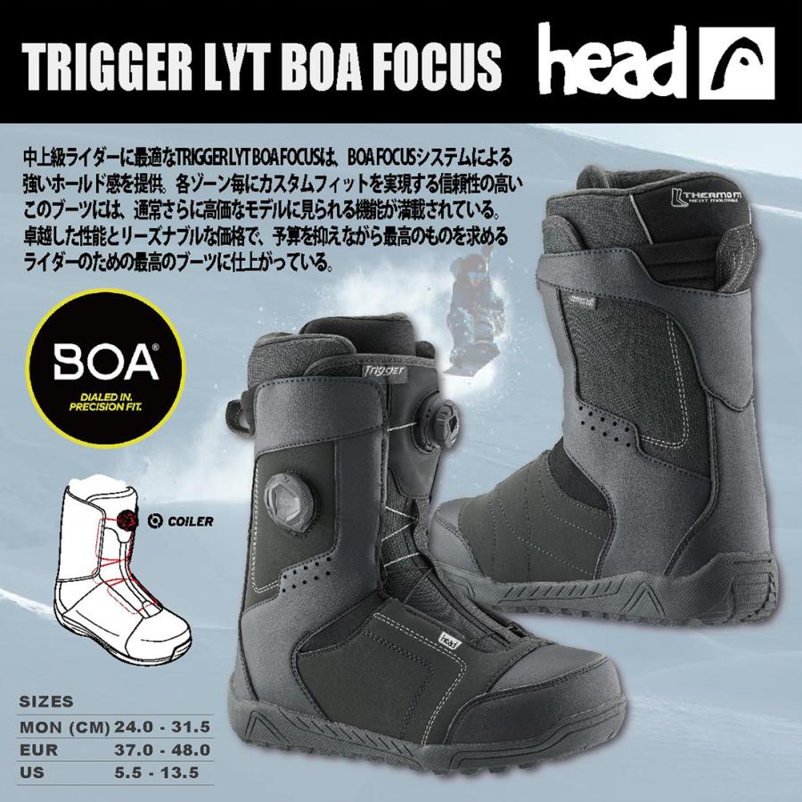 HEAD（ヘッド） スノーボード ブーツ TRIGGER LYT BOA FOCUS ダブル