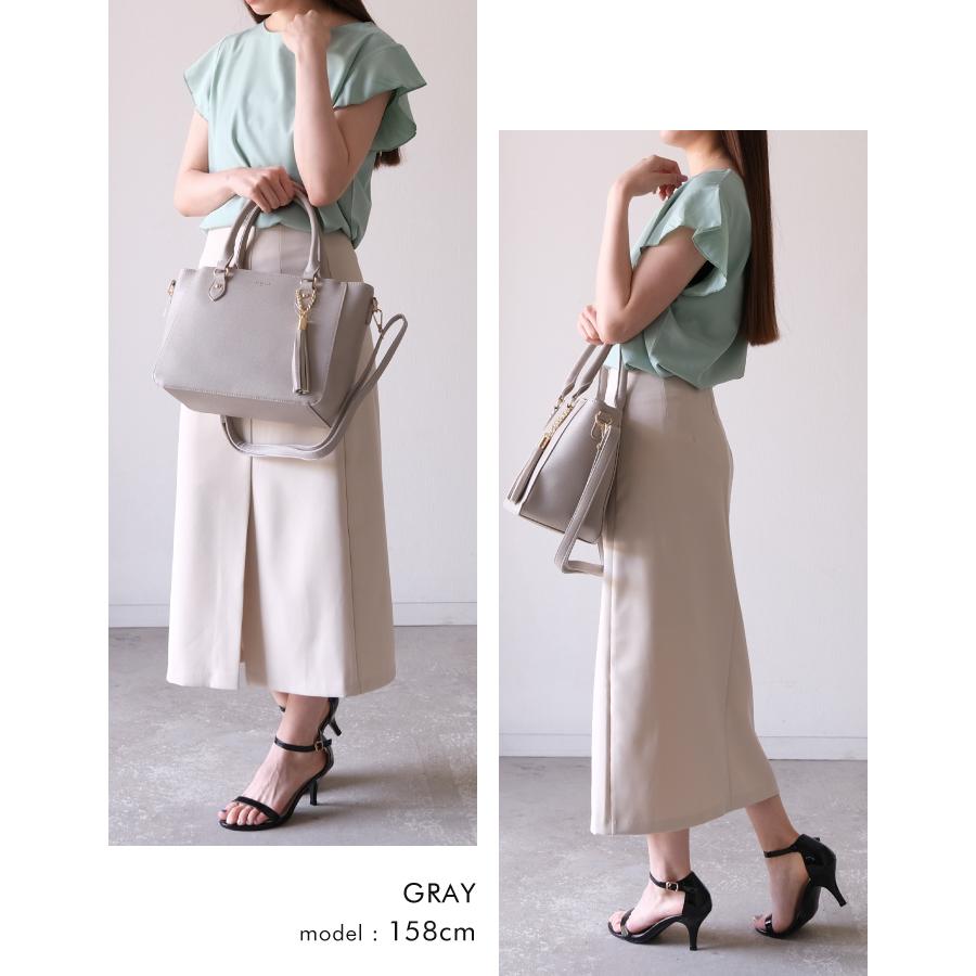 トートバッグ ショルダーバッグ レディース 2way 肩掛け タッセル