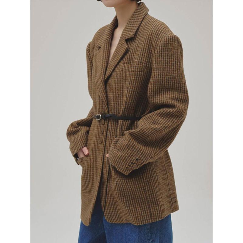 TODAYFUL トゥデイフル 2026Prefall アウター Wool100% Check Jacket 9