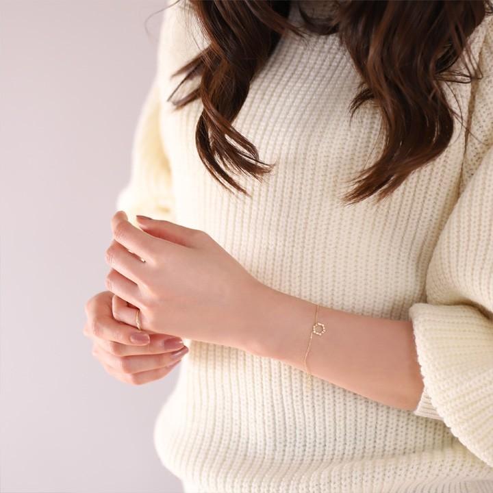 DEVAS 【土日限定1500円OFFクーポン有】 18金 ブレスレット k18 18金