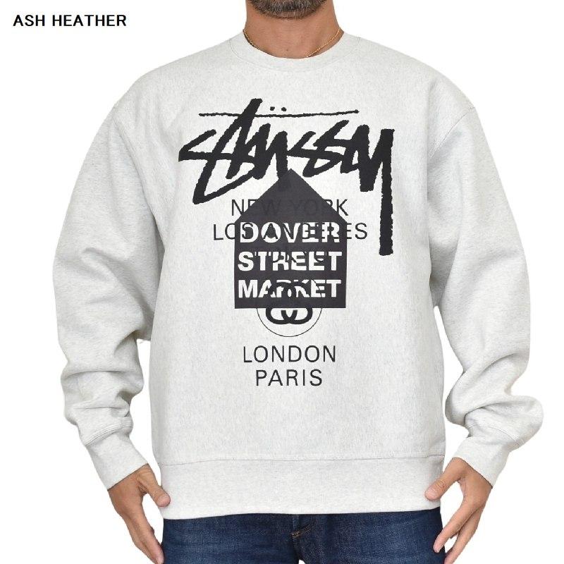 STUSSY（ステューシー） 大きいサイズメンズ クルーネック スウェット