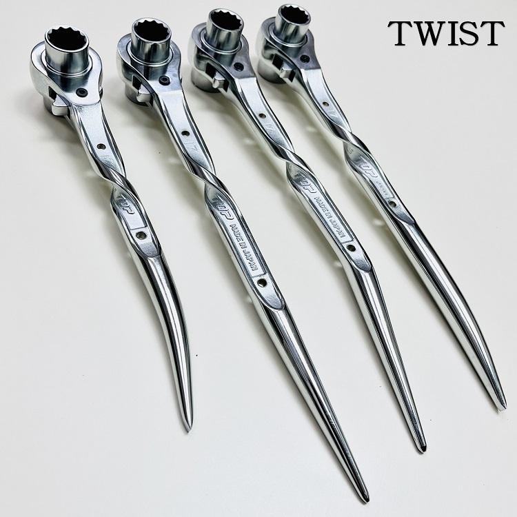 TOP（トップ） トップ工業 ラチェット ツイストラチェット 総磨き 17mm