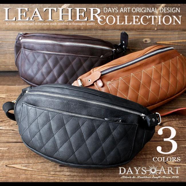 DAYSART（デイズアート） ボディバッグ 本革レザー メンズ ウエスト