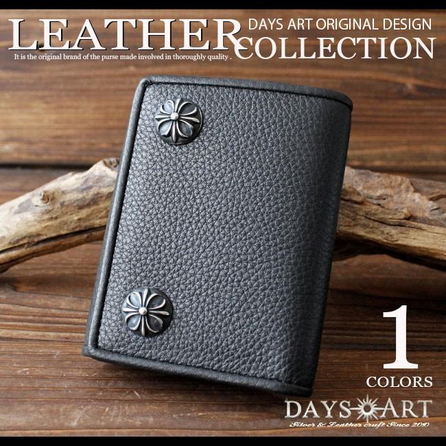 DAYSART（デイズアート） 3つ折り財布 レザーウォレット メンズ 本革