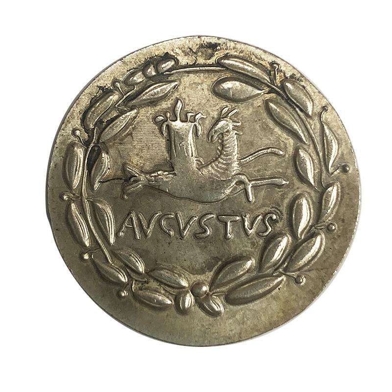 レプリカコイン アウグストゥス シーザー カエサル 古代ローマ 銀貨