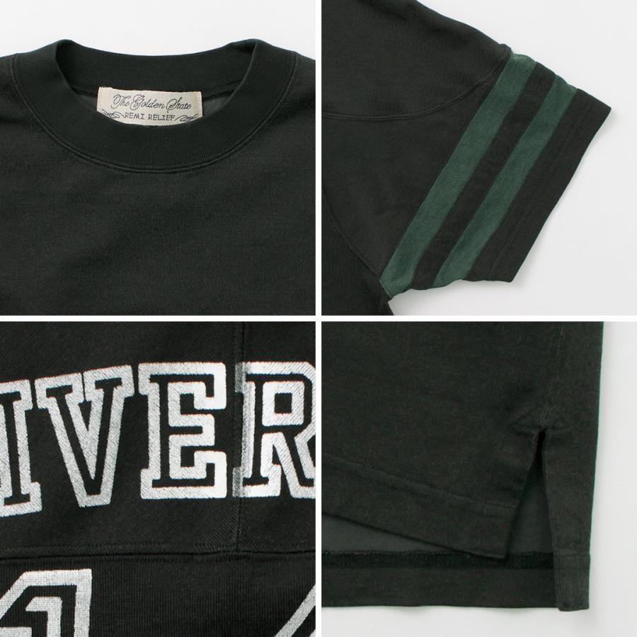 REMI RELIEF（レミ レリーフ） SP加工R/C天竺フットボールT(14