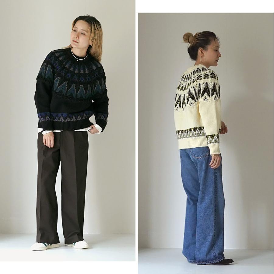 Coohem（コーヘン） 交編 ノルディック ニットプルオーバー