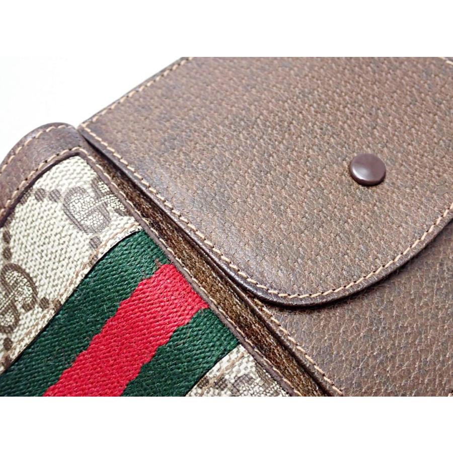 GUCCI（グッチ） オールドグッチ 二つ折り財布 シェリーライン