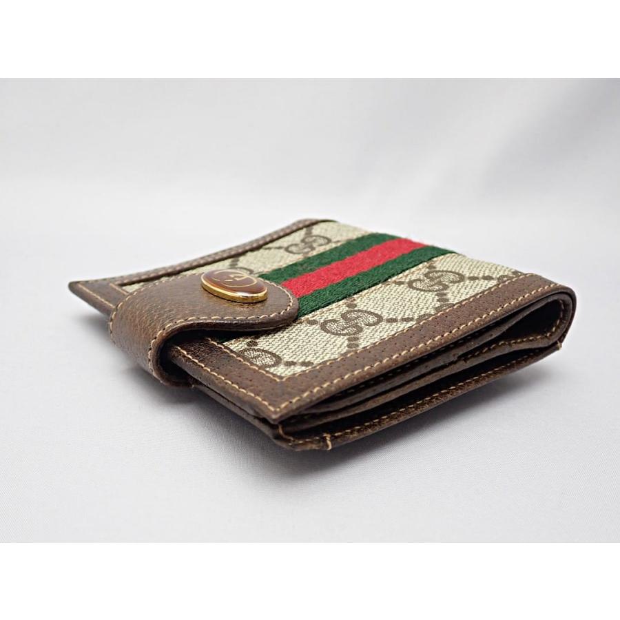 GUCCI（グッチ） オールドグッチ 二つ折り財布 シェリーライン