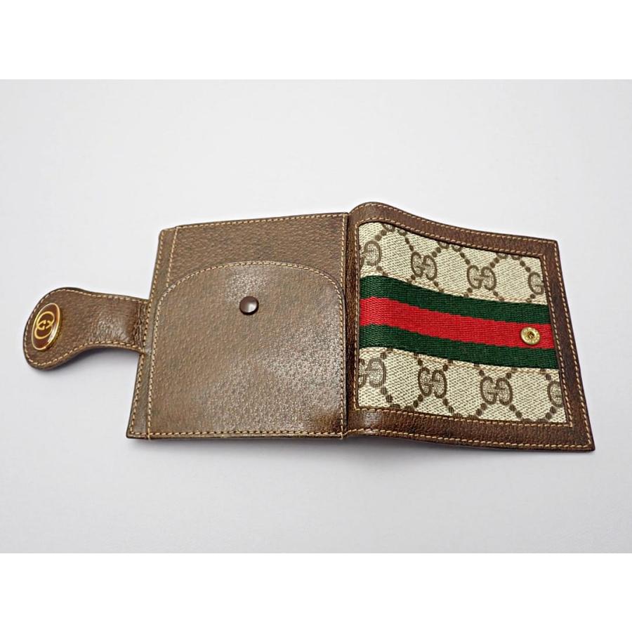 GUCCI（グッチ） オールドグッチ 二つ折り財布 シェリーライン
