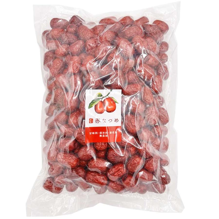 棗 ナツメ 1kg 種あり (260-300粒入) 一級 サイズ2.5-3cm 無添加