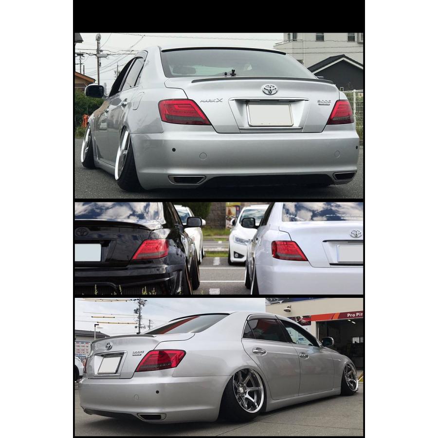 マークX LEDテール GRX120系 ファイバーテールランプ V2 流れる