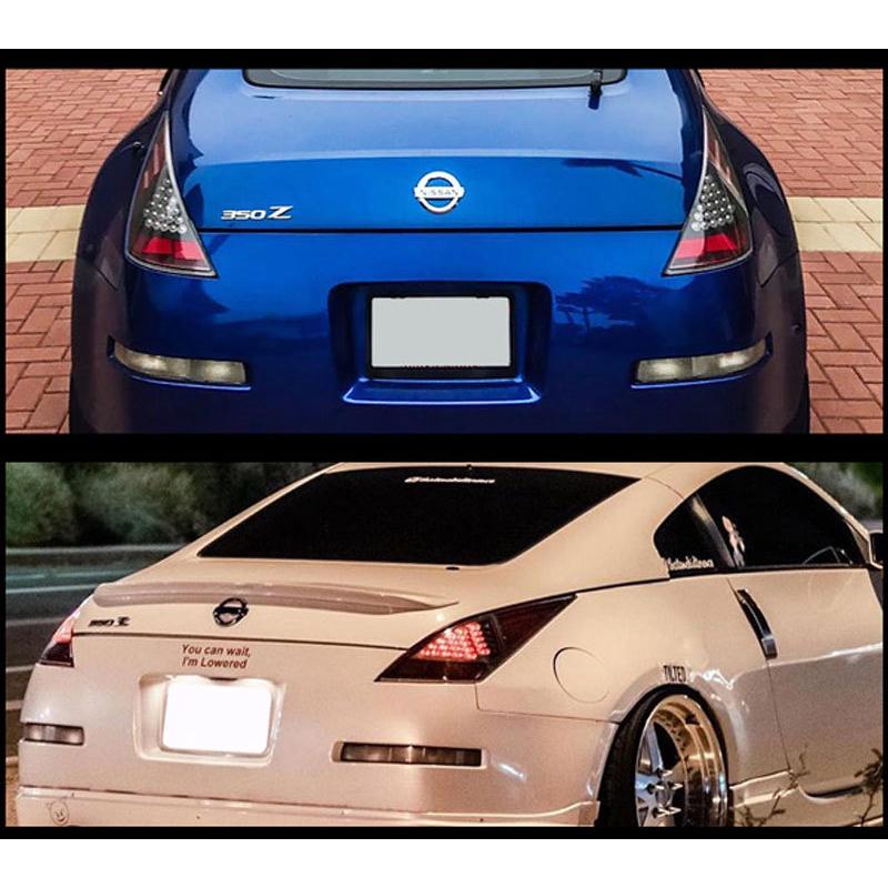 フェアレディZ LEDテール Z33 前期 LEDテールランプV1 ブラック UA-Z33