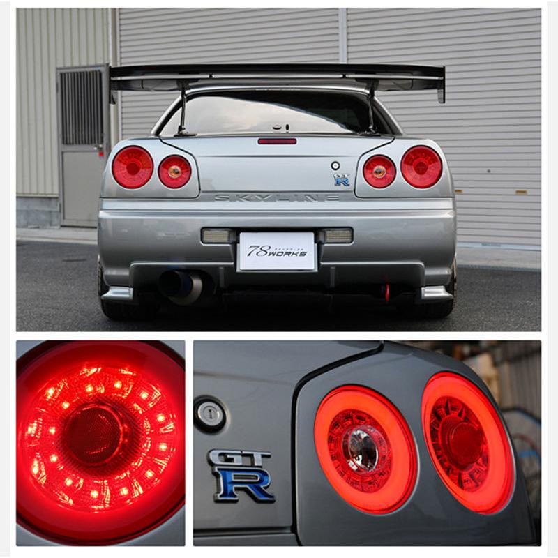 スカイラインクーペ LEDテール R34 2Dr クーペ用 ファイバーLED