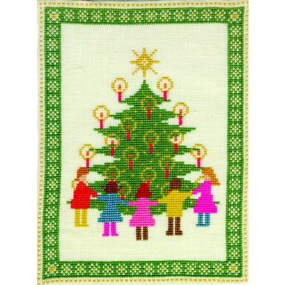 フレメ クロスステッチ 刺繍キット 【もみの木の周りで 】 クリスマス