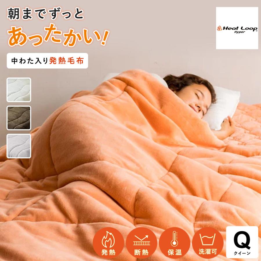 dinos（ディノス） 厚手 極厚 掛け布団 冬 暖かい 静電気防止 吸湿発熱