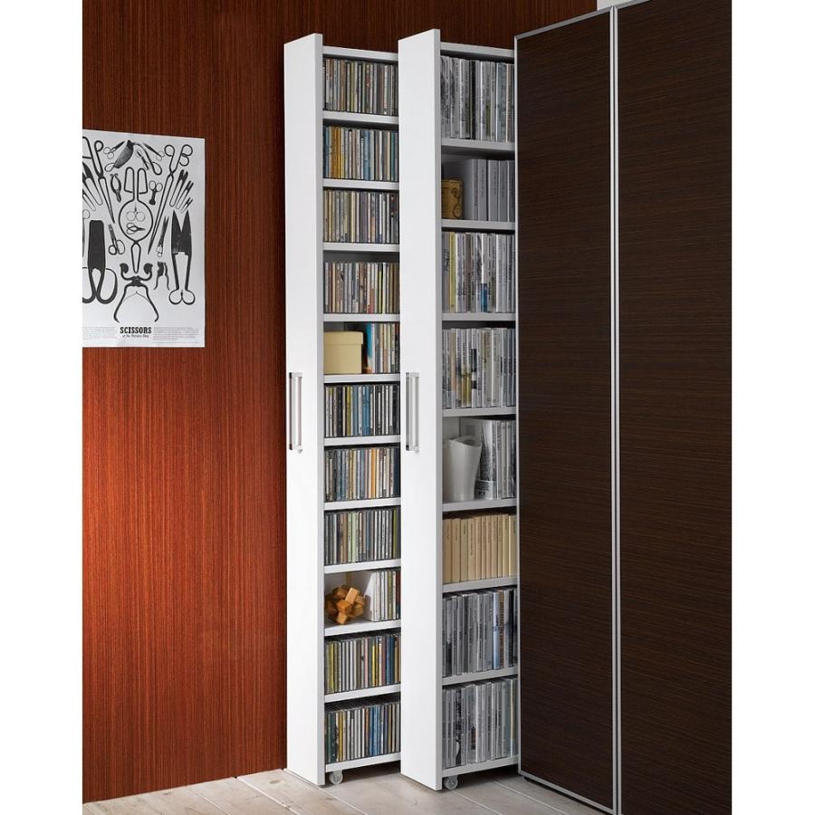 dinos（ディノス） 1cmピッチ スライド式すき間収納ワゴン 11段2列