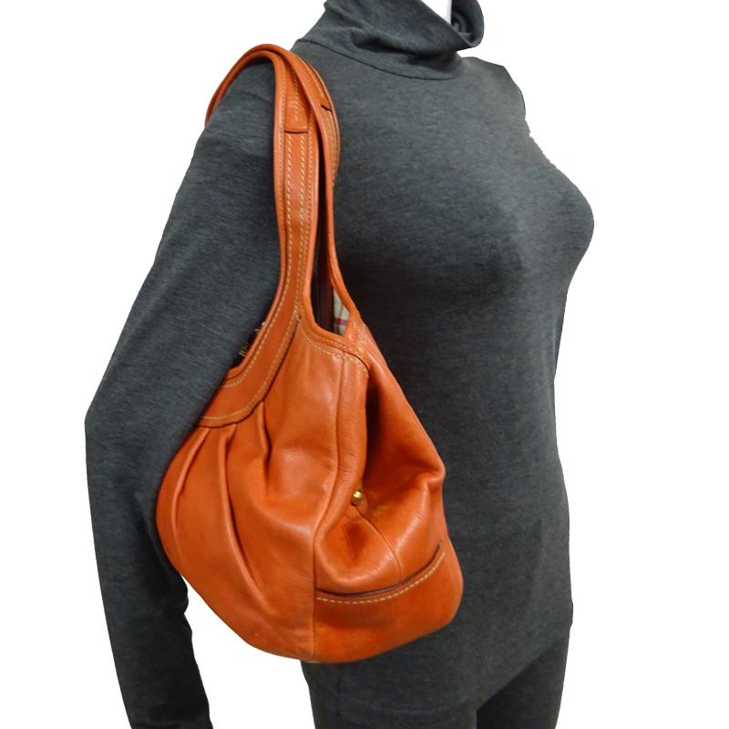 COACH（コーチ） ［飯能本店］COACH プリーティッド サッチェル がま口