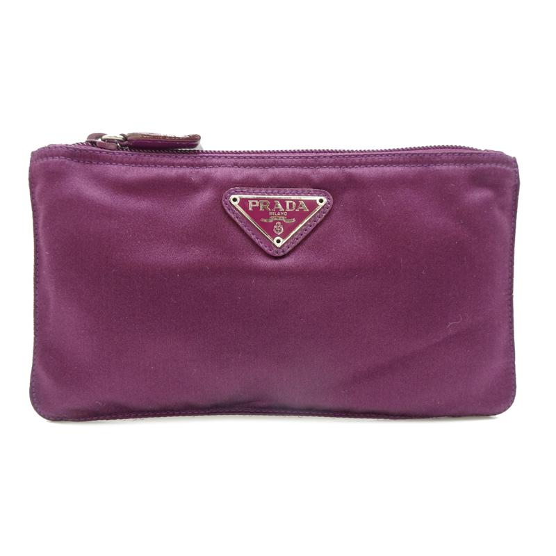 PRADA（プラダ） ［飯能本店］PRADA MV5 ポーチ サテン MIRRILLO