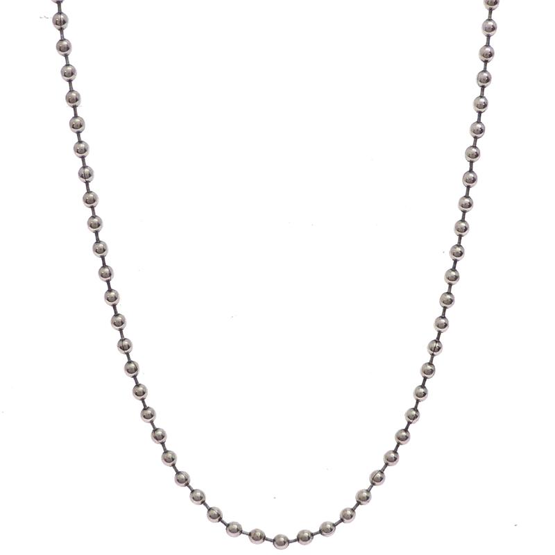 銀座店］CHROME HEARTS クロムハーツ ボール チェーン ネックレス