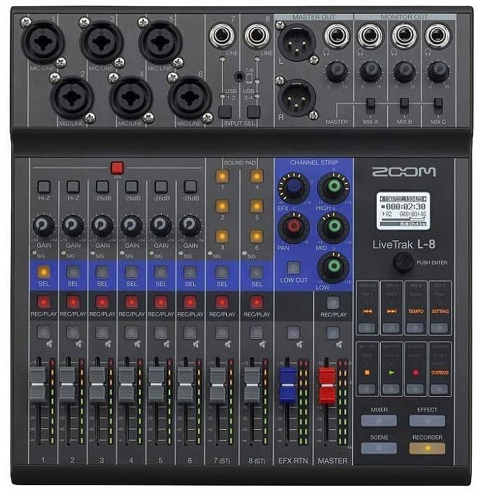 ズーム（zoom） ZOOM LIVETRAK L-8 デジタルミキサー/マルチトラック